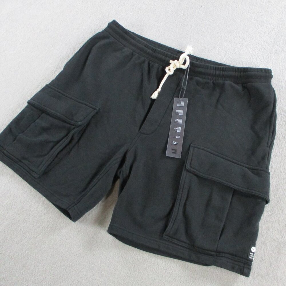Paper Planes Shorts Mens 3X Black Super Cargo Knit Sweat Jay Z Heavyweight NEW - Picture 2 of 11